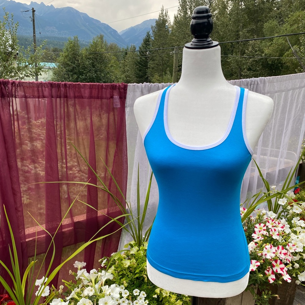 🆕 American apparel sky blue cotton tank top